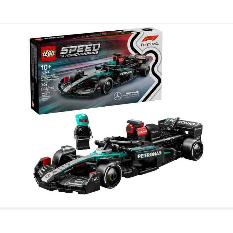 LEGO Speed Champions Mercedes AMG F1 W15 Race Car Toy Vehicle 77244 Building Blocks Toys