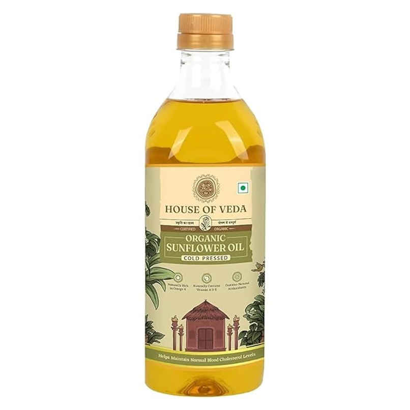 House of Veda Organic Sunflower Cold Pressed Oil
