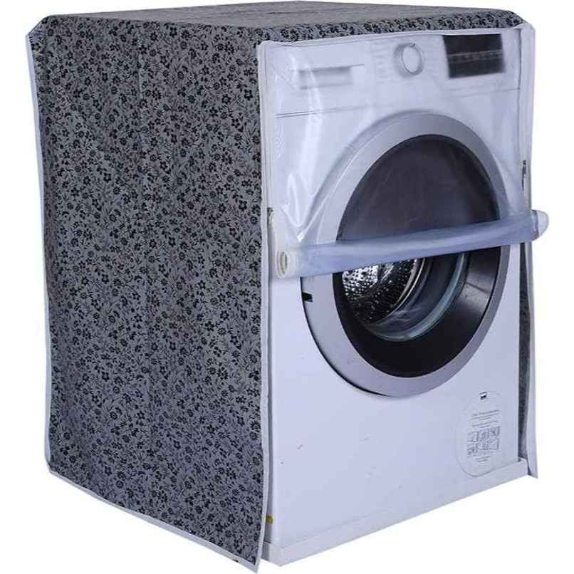 Daluci Front Load Washing Machine Cover For Bosch 6.5-9 kg | Black and Grey | 63 x 63 x 81 cm Daluci Front Load Washing Machine Cover For Bosch 6.5-9 kg | Black and Grey | 63 x 63 x 81 cm