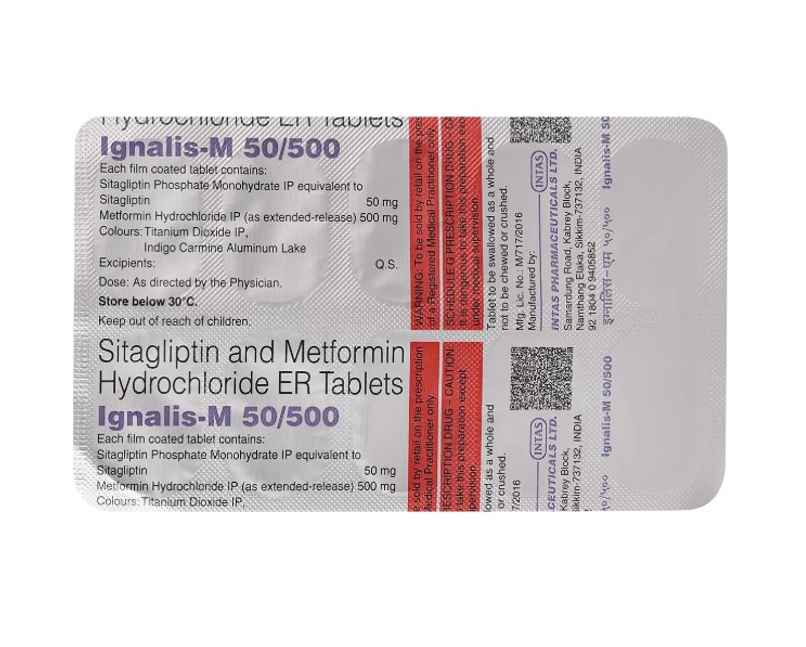 Ignalis-M 50/500 Tablet ER