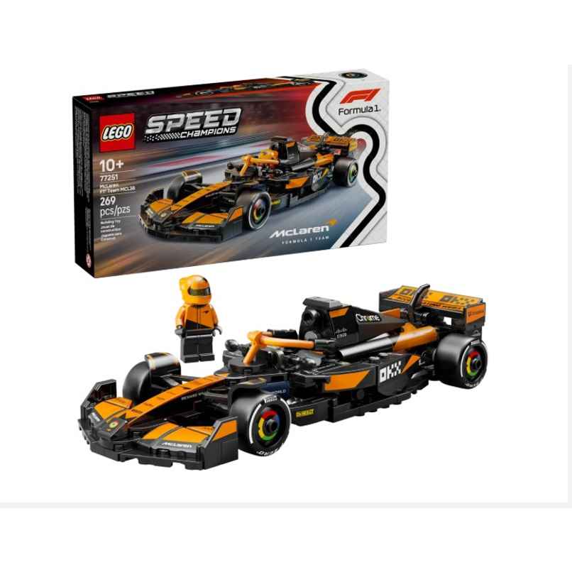 LEGO Speed Champions McLaren F1 Team MCL38 Race Car Vehicle Set Building Blocks Toys LEGO Speed Champions McLaren F1 Team MCL38 Race Car Vehicle Set Building Blocks Toys