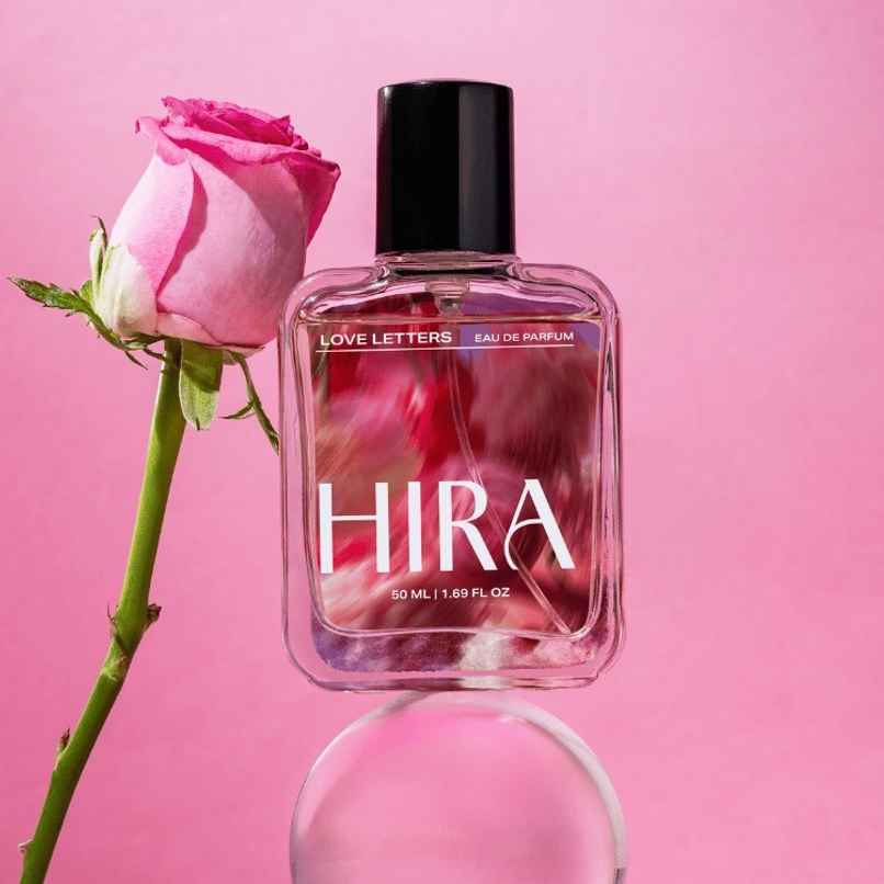 HIRA Women's Love Letters Eau De Parfum | Fruity, Floral & Vanilla | Long-Lasting Gift for Her