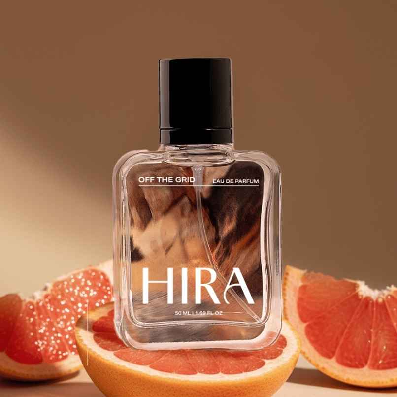 HIRA Off The Grid Eau De Perfume For Men | Earthy & Citrus Notes HIRA Off The Grid Eau De Perfume For Men | Earthy & Citrus Notes