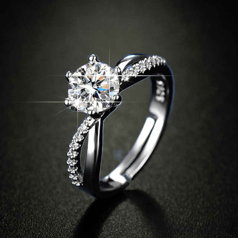 Beautynx Classic Grace Diamond Ring | Silver | BNX-RNG-0500 Beautynx Classic Grace Diamond Ring | Silver | BNX-RNG-0500