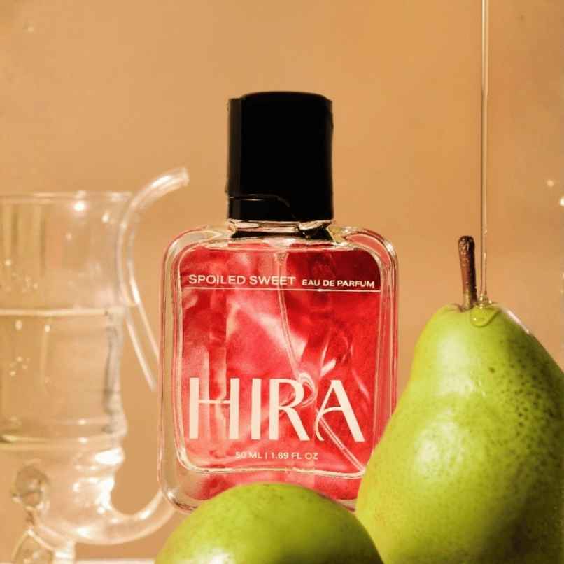 HIRA Spoiled Sweet Eau De Perfume For Women | Pear, Hazelnut & Vanilla Notes HIRA Spoiled Sweet Eau De Perfume For Women | Pear, Hazelnut & Vanilla Notes