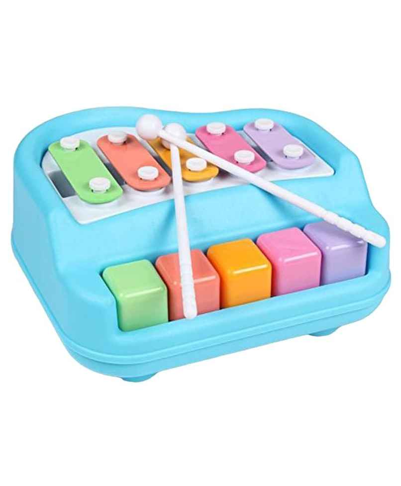 Storio 2 In 1 Piano Xylophone Premium | Multicolour