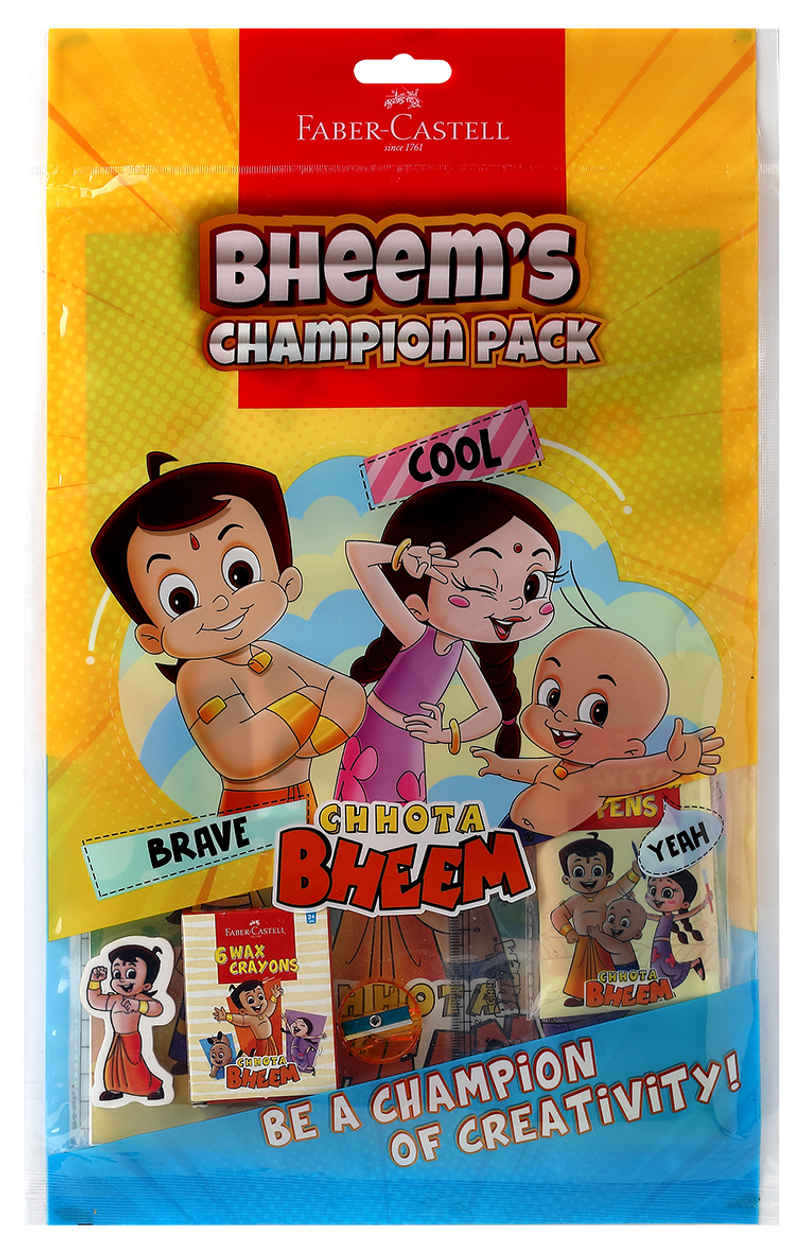 Faber-Castell Bheems Champion Pack Kit Faber-Castell Bheems Champion Pack Kit