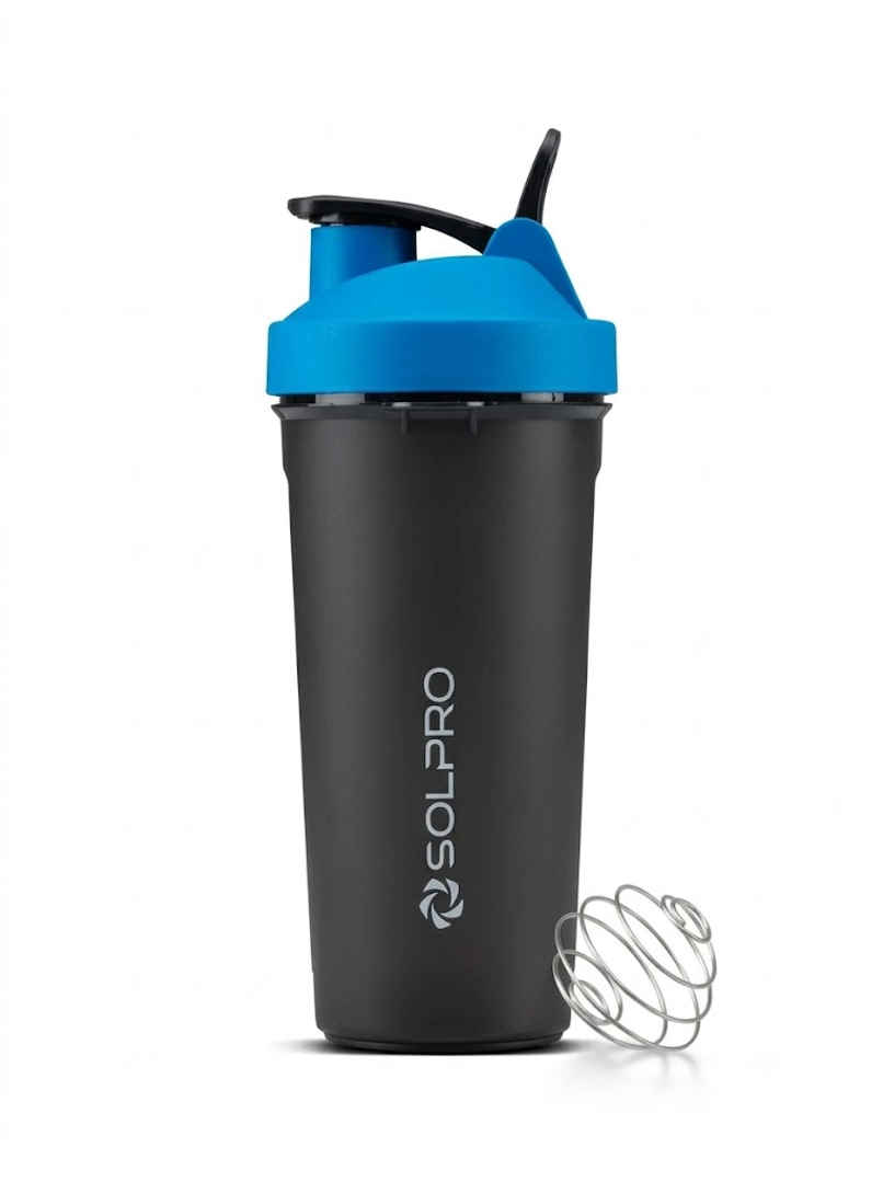 Solpro Blaze Shaker Bottle | Gym Shaker | Bpa Free | 800 ml | Blue