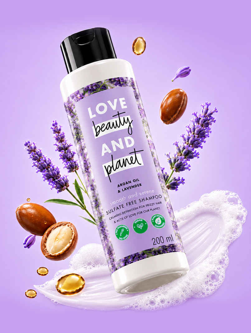 Love Beauty & Planet Argan Oil & Lavender | Sulfate Free Smooth & Serene Shampoo Love Beauty & Planet Argan Oil & Lavender | Sulfate Free Smooth & Serene Shampoo