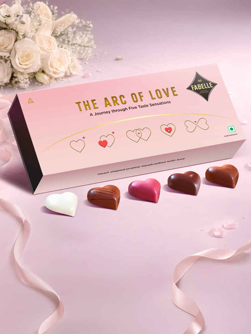 Fabelle Chocolate Hearts Collection| Handcrafted Heart Shaped Pralines