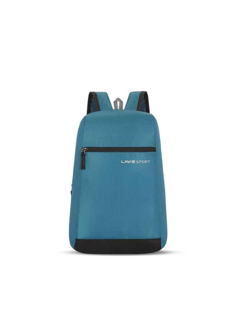 Lavie Sport Unisex Solid Polyester Top Handle Casual Backpack | Crystal Teal | S (25 x 12 x 37 cm)