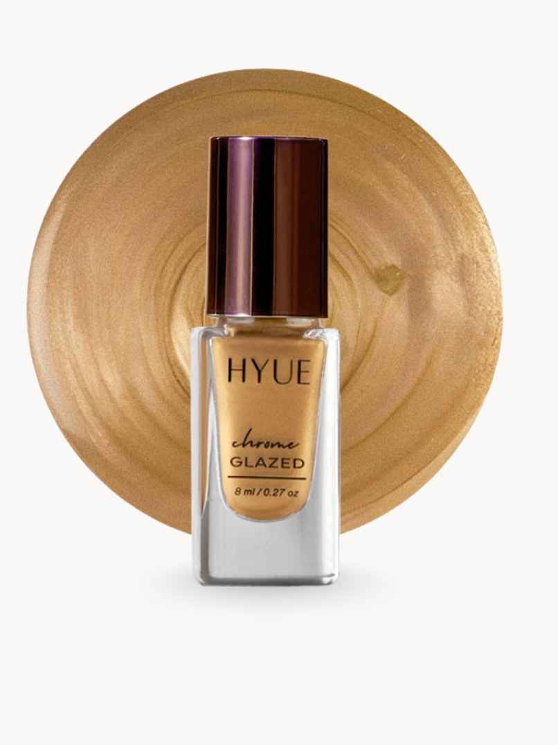 HYUE Chrome Glazed Nail Paint | Gold Mine - 128 HYUE Chrome Glazed Nail Paint | Gold Mine - 128
