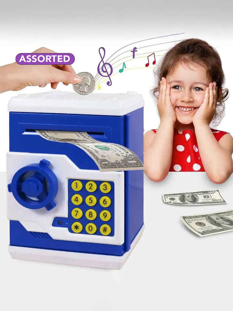 Toyshine Piggy Bank Money Box Play Set With Electronic Lock | 3+ Years - Assorted Toyshine Piggy Bank Money Box Play Set With Electronic Lock | 3+ Years - Assorted