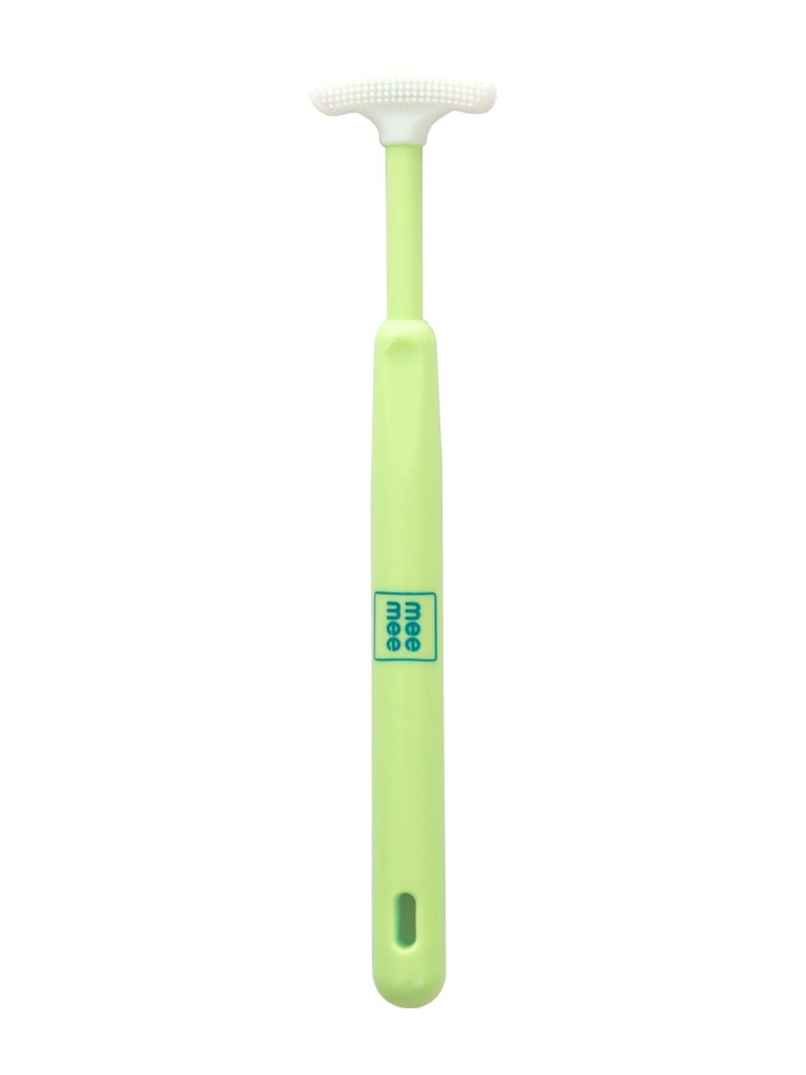 Mee Mee Tender Tongue Cleaner with Non-Slip Handle Soft Rubber Tip Easy Grip for Kids/Babies Green Mee Mee Tender Tongue Cleaner with Non-Slip Handle Soft Rubber Tip Easy Grip for Kids/Babies Green