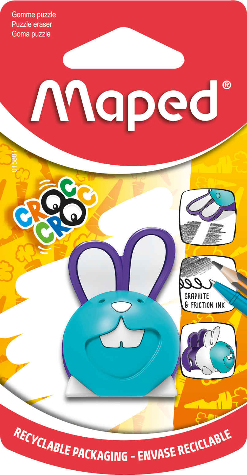Maped Croc Croc Puzzle Bunny Eraser