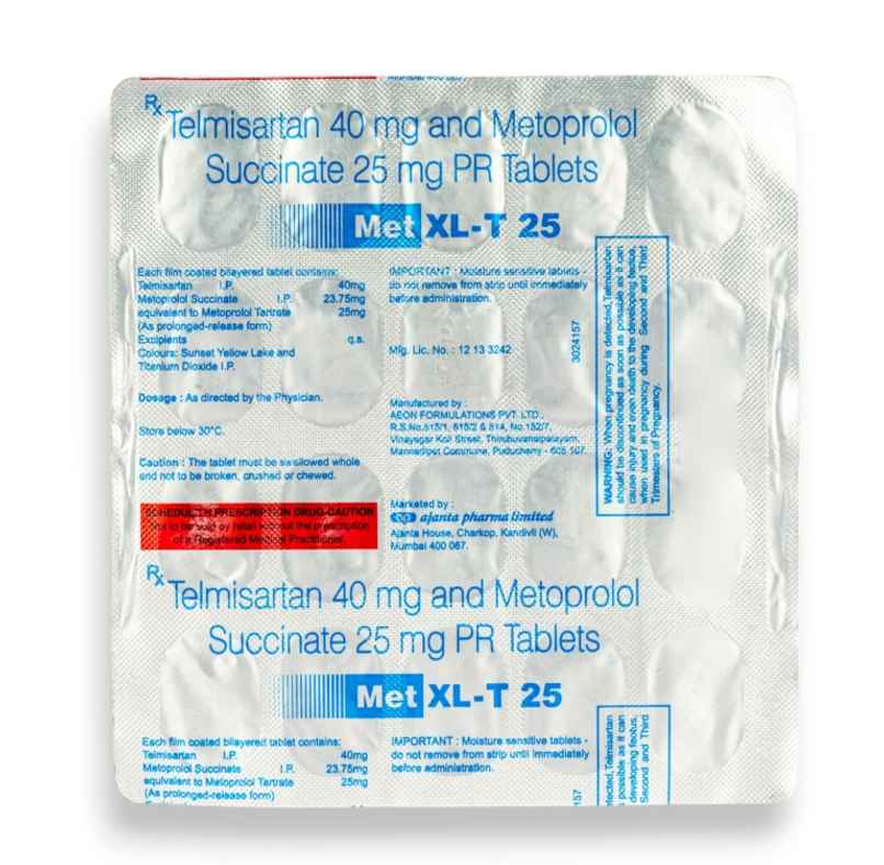 Met XL-T 25 Tablet PR