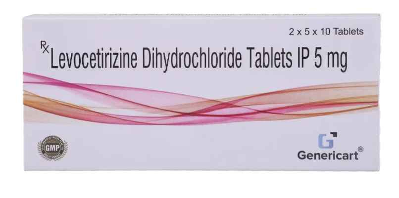 Genericart Levocetirizine Dihydrochloride 5mg Tablet Genericart Levocetirizine Dihydrochloride 5mg Tablet