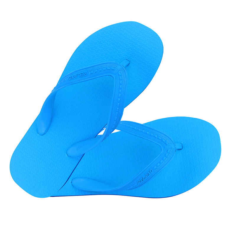 Relaxo Hawaii Women's Slippers | CUSHION-21 | Skyblue - UK 2