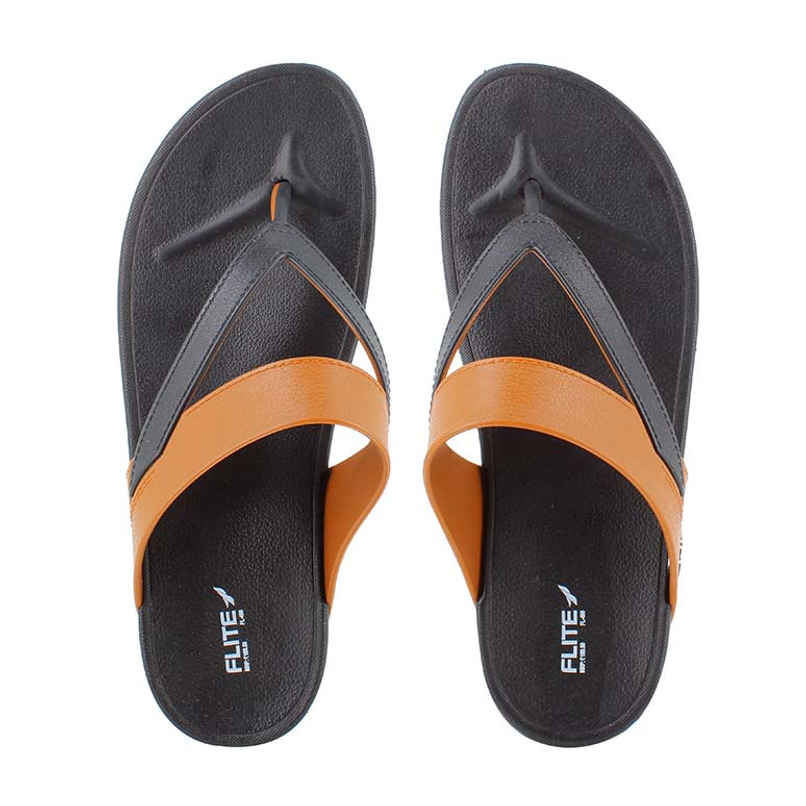 Flite Slippers FL-400 Black Tan For Women | 6 UK