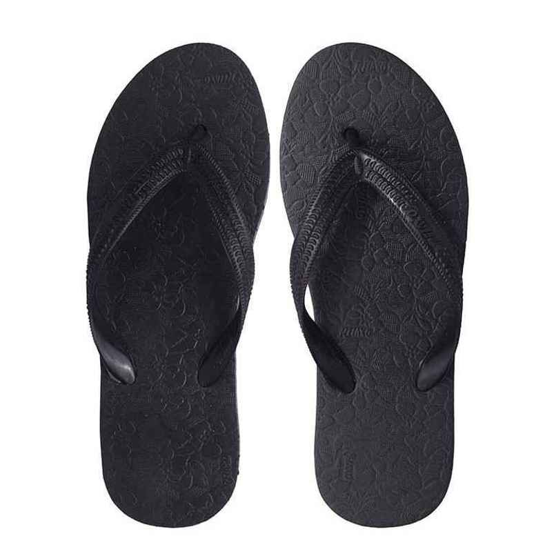 Relaxo Hawai Flip Flop Alisha 09 Black For Women | UK - 07