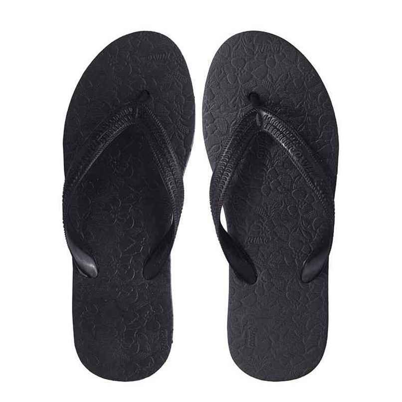 Relaxo Hawai Flip Flop Alisha 09 Black For Women | UK - 04 Relaxo Hawai Flip Flop Alisha 09 Black For Women | UK - 04