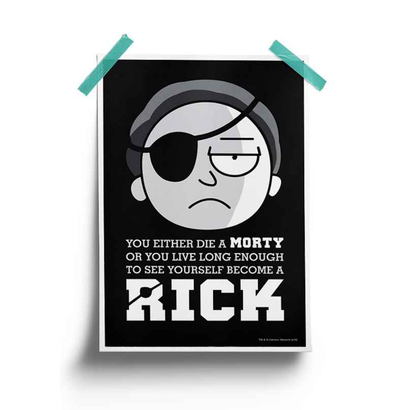 House Of Festivals Die A Morty - Rick And Morty Official Poster