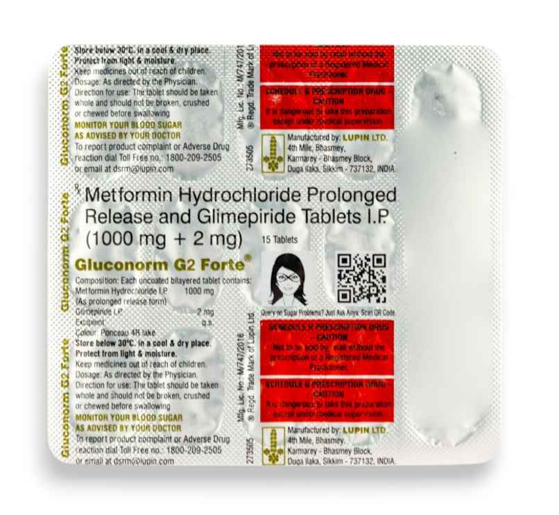 Gluconorm G2 Forte Tablet PR