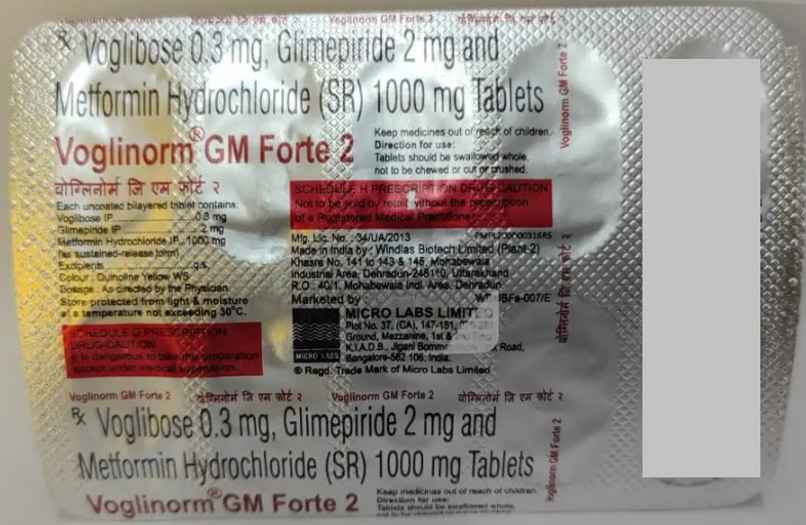 Voglinorm GM Forte 2 Tablet SR