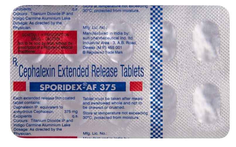 Sporidex-AF 375 Tablet ER Sporidex-AF 375 Tablet ER