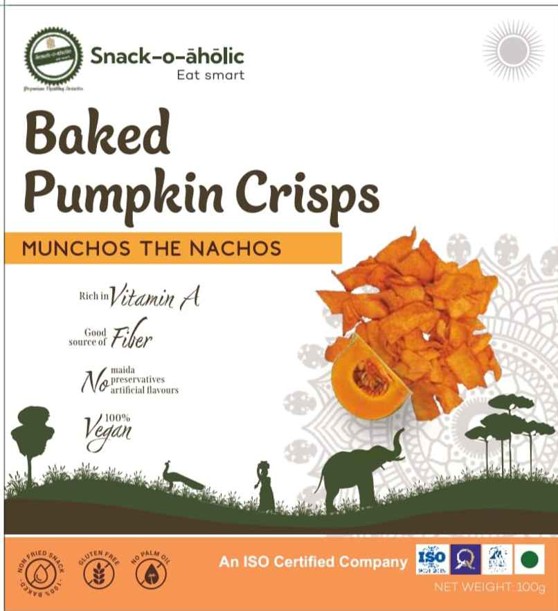 Snack-o-aholic Baked Pumpkin Crisps Snack-o-aholic Baked Pumpkin Crisps