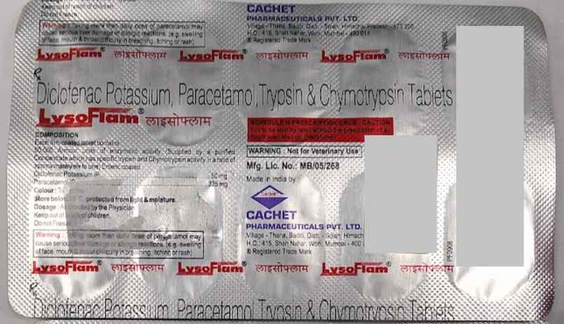 Lysoflam Tablet Lysoflam Tablet