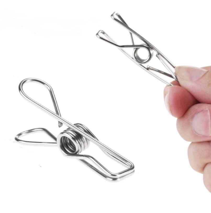 New Dawn Set of 20 SS Cloth Hanging Clips Premium Cloth Drying Stand Clips for Sturdy Clothes