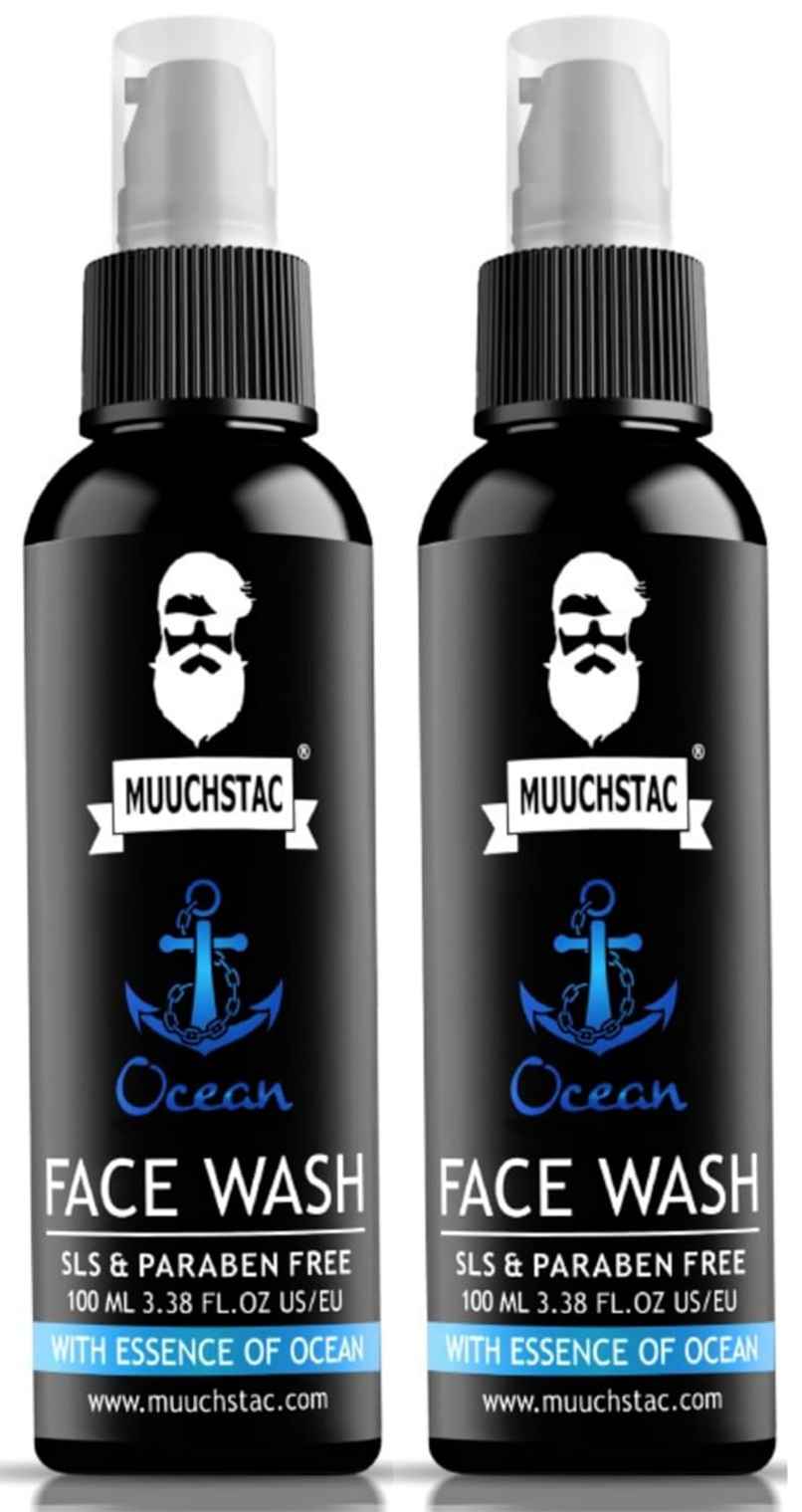 Muuchstac Ocean Face Wash for Men | Fight Acne & Pimples, Brighten & Clears Skin Muuchstac Ocean Face Wash for Men | Fight Acne & Pimples, Brighten & Clears Skin