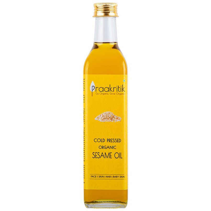Praakritik Sesame (Til-Gingelly) Cold Pressed Oil | Organic Cooking Oil