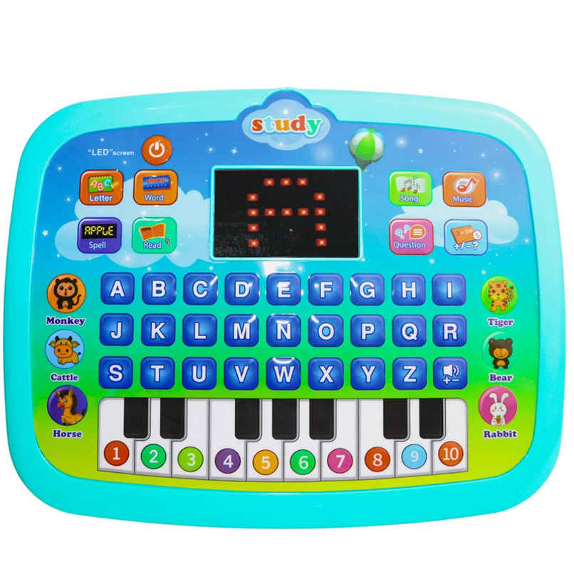 Fablue Activity Learning Laptop Piano Music Educational Toy | Multicolor | 3+ years