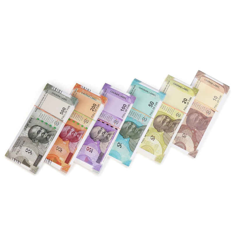 Fablue Educational Atrficial Money Play Notes for Kids -120 Pieces | Multicolor