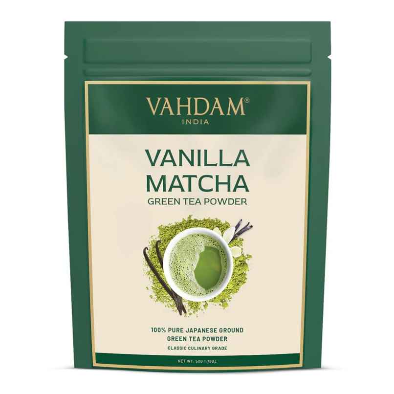 Vahdam Vanilla Matcha Green Tea Powder