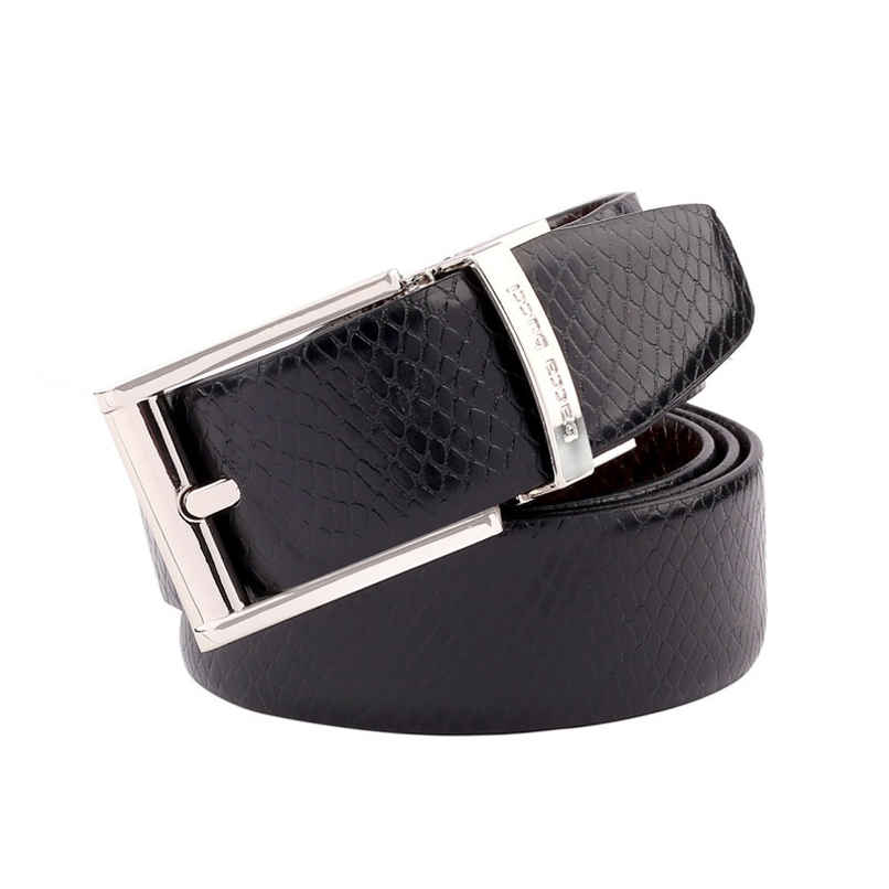 Bacca Bucci Auto Reversible Dress Belt With Genuine Leather Black and Brown Waist | 32