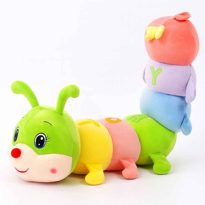 Fablue Cute Caterpillar Soft Toy For Kids - Hugging Pillow Cute Plush Soft Toy Fablue Cute Caterpillar Soft Toy For Kids - Hugging Pillow Cute Plush Soft Toy