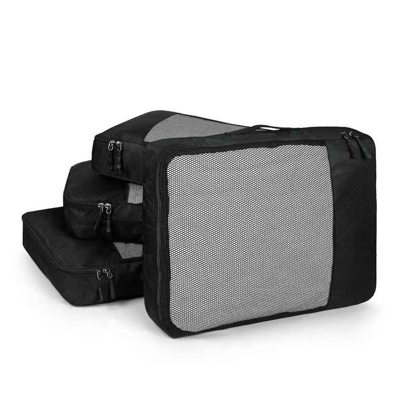 FATMUG Packing Cubes Luggage | Organizer Set | Large Size | Black