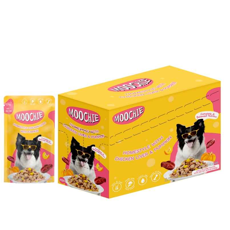 Moochie Dog Wet Gravy FOOD Homestyle With Chicken Liver And Pumpkin Moochie Dog Wet Gravy FOOD Homestyle With Chicken Liver And Pumpkin
