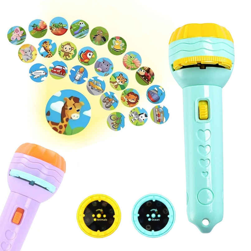 Fablue Projection Flashlight Educational Toy For Kids - Assorted