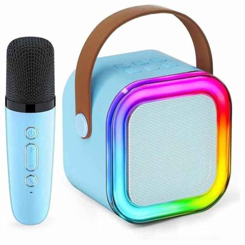 Fablue Kids Wireless Karaoke Microphone Portable Bluetooth Speaker Toy For Toddlers - Assorted Fablue Kids Wireless Karaoke Microphone Portable Bluetooth Speaker Toy For Toddlers - Assorted