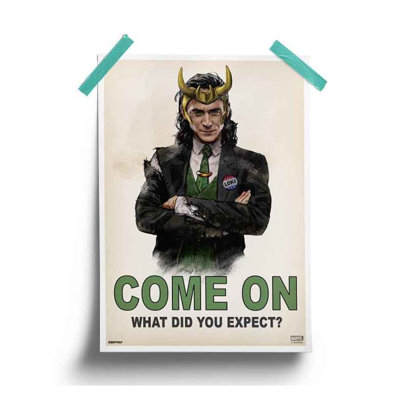House Of Festivals Loki- Come On - Marvel Official Poster