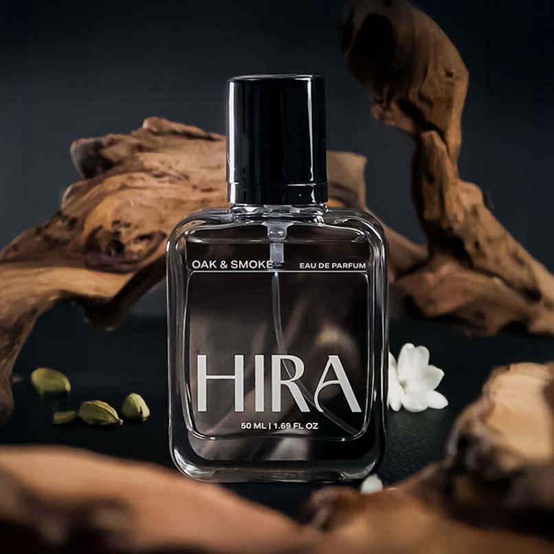 HIRA Oak & Smoke Eau De Perfume For Men | Leather & Cardamom Notes HIRA Oak & Smoke Eau De Perfume For Men | Leather & Cardamom Notes