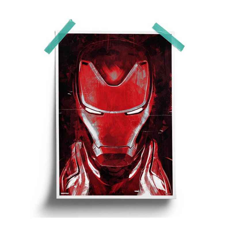 House Of Festivals Iron Man- Sketch - Marvel Official Poster House Of Festivals Iron Man- Sketch - Marvel Official Poster