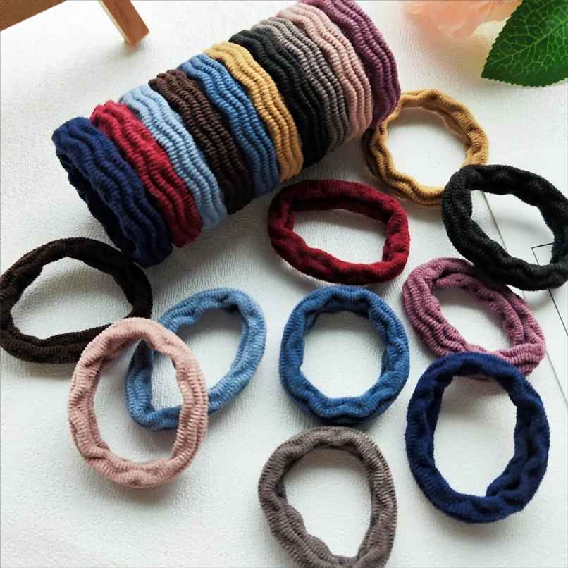 Jewels Galaxy Seamless Elastic Multicolor 20 Pcs Hair Ties Jewels Galaxy Seamless Elastic Multicolor 20 Pcs Hair Ties