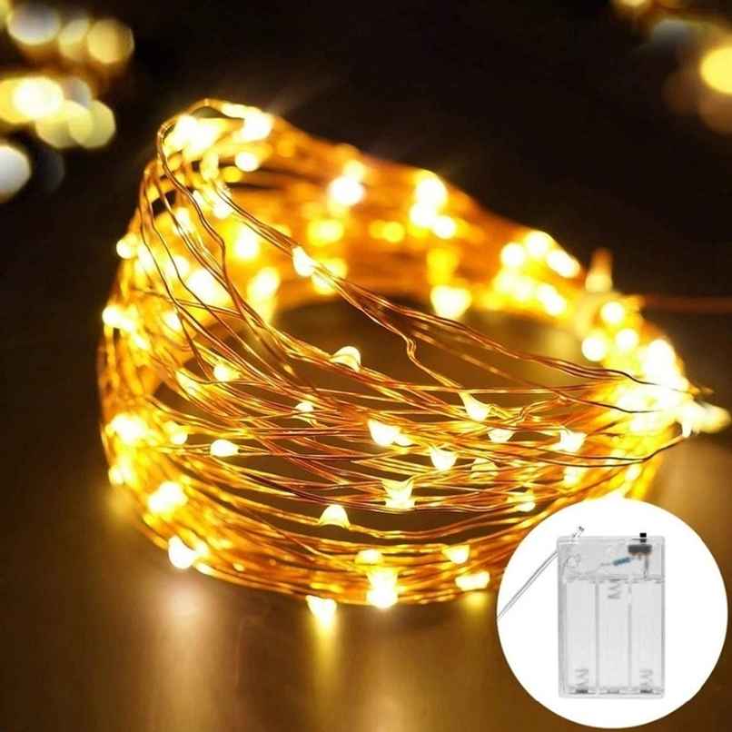 Desidiya Decorative Led Lights | Warm White | Flexible And Portable Lighting For Any Space | 5 m