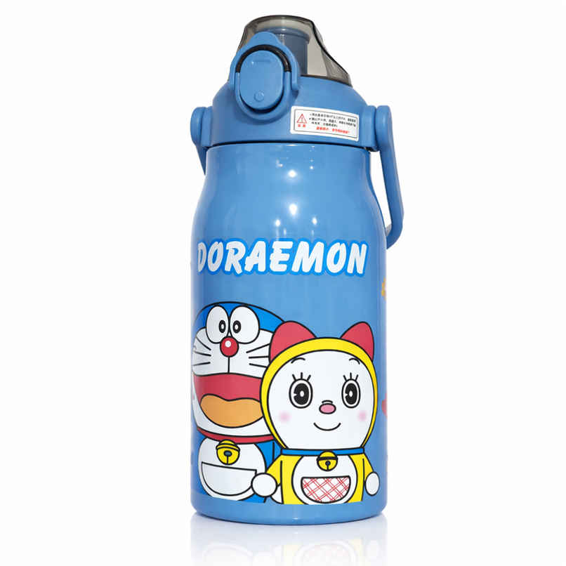 DesignLand Doraemon Water Bottle | Blue | 600 ml