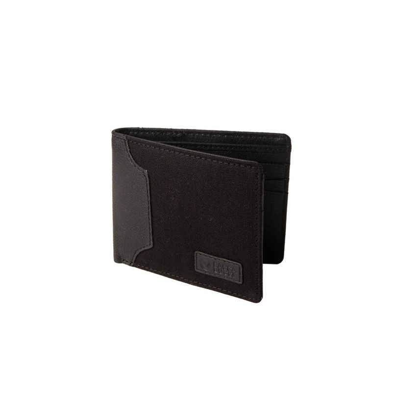 Bacca Bucci Unisex Solid Canvas Bi-Fold Wallet | Black - Free Size
